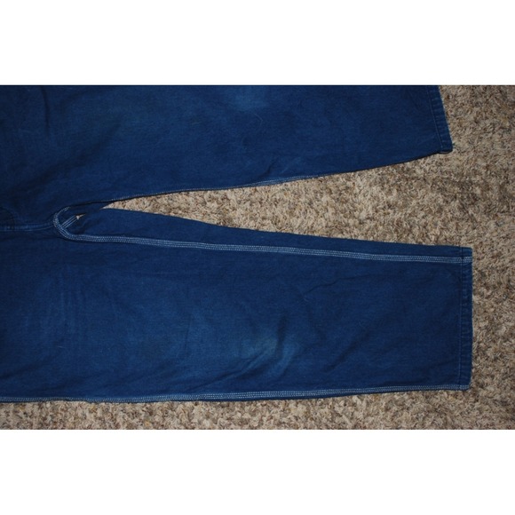 Liberty Flex Denim Bib Overalls Mens 38x30 Style 17006WIT - Picture 5 of 6